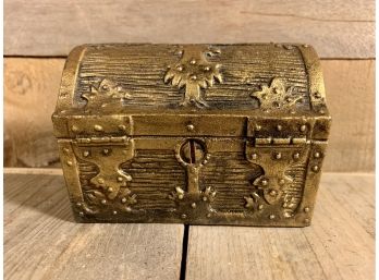 Metal Treasure Chest Bank