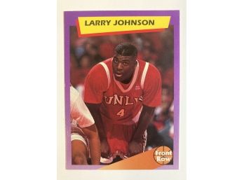 Larry Johnson RC - '92 Front Row Collegiate Rooke Card