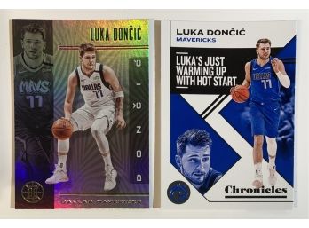 Pair Of New Luka Doncic Base Cards