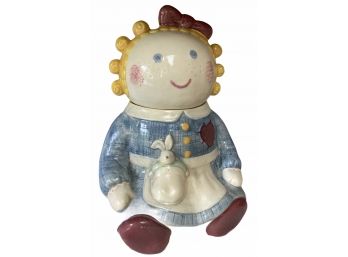 Vintage Treasure Craft Raggedy Ann Cookie Jar