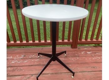 Vintage George Nelson Style Pedestal Accent Table  (A)