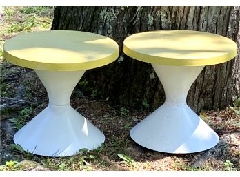 Mod Saarinan Style Fiberglass Mushroom Stools