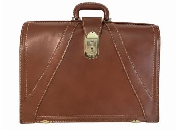 Pristine Vintage Leather Briefcase