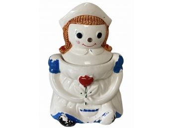 Vintage Dutch Girl Cookie Jar