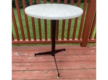 Vintage George Nelson Style Pedestal Accent Table  (B)