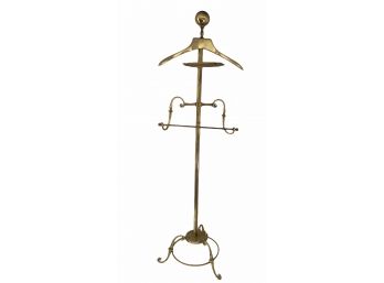 Vintage Brass Men's Valet Butler Stand