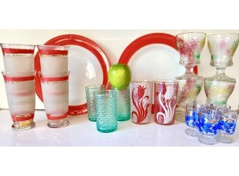 Vintage Kitchen Glass Lot  - 20 Pcs.