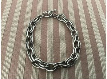 Sterling Silver Double Link Bracelet