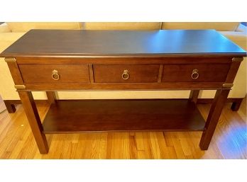 Two Tier Three Drawer Console/Sofa Table