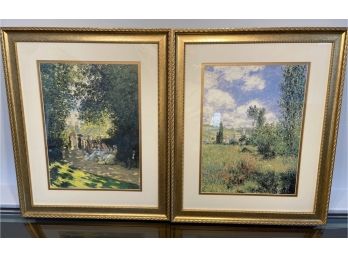 Pair Of Beautifully Framed Impressionist Prints