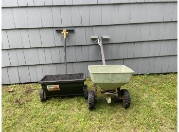 Two Lawn Spreaders