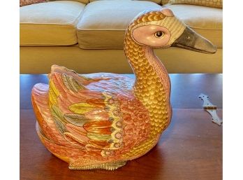 Chinese Ceramic Two Piece Duck