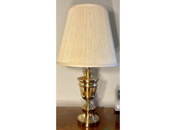 Pair Of Brass Tone Metal Table Lamps (See All Photos For All Lamps)