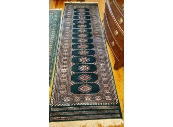 Pakistani Bokhara Fine Wool Runner Carpet