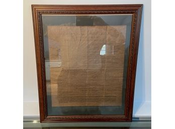 Antiqued Bill Of Rights Print