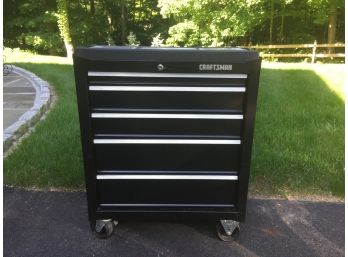 Craftsman Rolling Five Drawer Tool Box With All Contents.