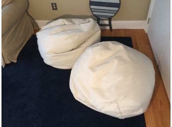 Two Bean Bag Chairs