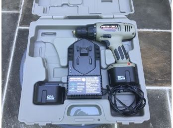 Porter And Cable 12 Volt,  3/8' Cordless Drill Driver In Carrying Case