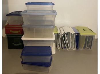 Lot Of Various Storage Containers