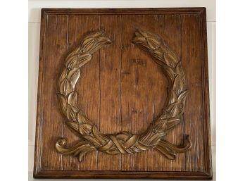 Ethan Allen Carved Wreath