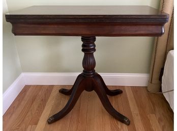 Mahogany Fold Over Game Table