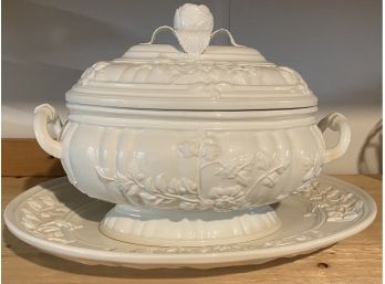 Italian Tureen And Under Plate