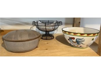 Three Pieces Of Kitchenware