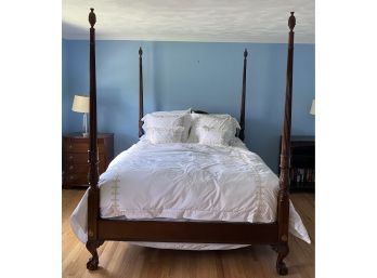 Four Poster Mahogany Bed