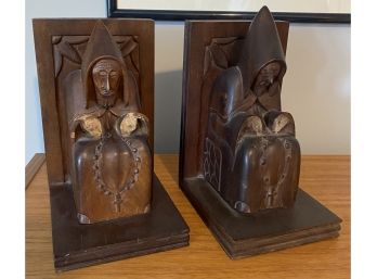 Pair Of Wood Bookends