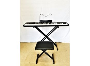 Williams Legato 88 Key Digital Piano With Stand, Stool, Foot Pedal And Plug