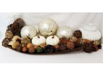 Artificial Autumn Table Decor #2