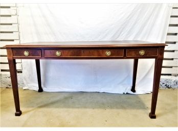 Hekman Rectangular Three Drawer Writing Desk