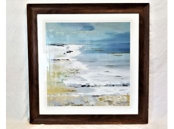 Large Framed 'Lera' Abstract Framed Print By Artist Valeria Marvyan