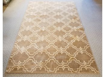 100 Percent Wool Scroll Tile Hand Tufted Rug By Pottery Barn