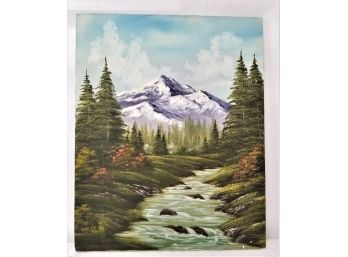 Unframed Canvas Oil Painting Print Unsigned