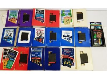 Ten Vintage Mattel Electronics Intellivision Games: Utopia, Dungeon & Dragons, Space Spartans, Skiing & More