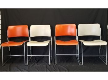 Four Vintage Mid-Century Modern David Rowland 404 GF Chairs