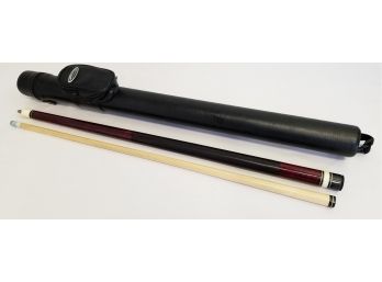 Dufferin Two Piece Billiard Pool Cue Stick With Case