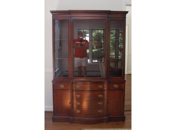 Drexel Breakfront China Cabinet