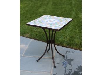 Outdoor Mosaic End Table