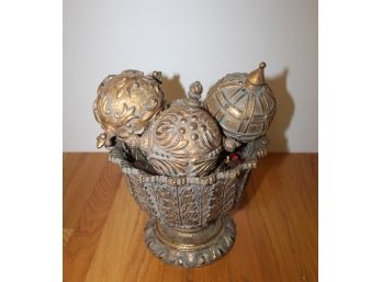 Lovely Decorative Urn With Orbs