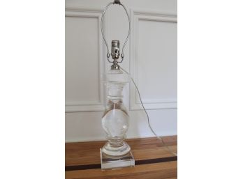 Restoration Hardware Glass Lamp