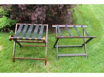 Pair Of Modern Luggage Racks