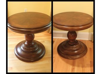 Pair Of Beautiful Wooden Side Tables