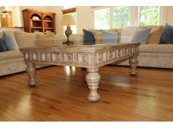 Beautiful Large Carved Coffee Table