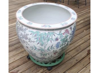 Amazing Porcelain Asian Planter #2