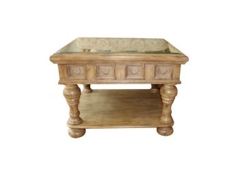 Beautifully Carved Side Table #2