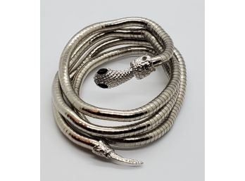 Bendable, Wrap Around Snake Necklace Or Bracelet