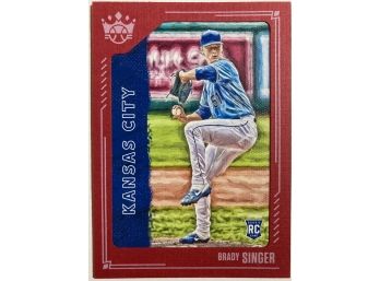 Brady Singer RC - '21 Diamond Kings Red Frame Rookie Card