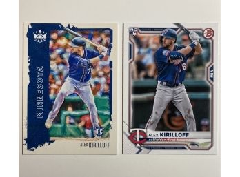 Alex Kirilloff '21 Diamond Kings & '21 Bowman Featured Rookie Cards